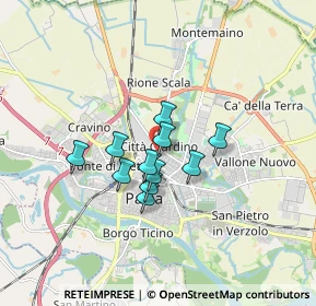 Mappa Via Scaramuzza Visconti, 27100 Pavia PV, Italia (1.13455)