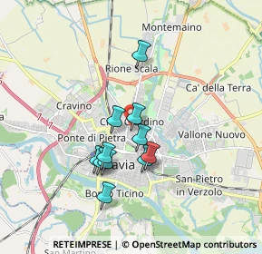 Mappa Via Scaramuzza Visconti, 27100 Pavia PV, Italia (1.41727)