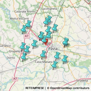 Mappa Via Mascherpa, 27100 Pavia PV, Italia (6.5985)