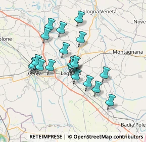 Mappa Via Papa Pio X, 37045 Legnago VR, Italia (5.943)