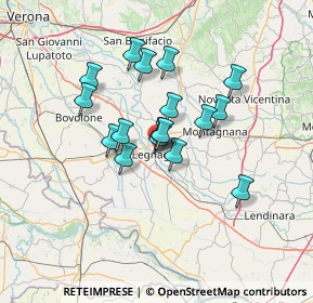 Mappa Via Papa Pio X, 37045 Legnago VR, Italia (10.32529)