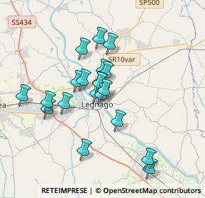 Mappa Via Papa Pio X, 37045 Legnago VR, Italia (3.003)