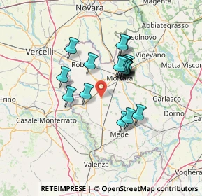 Mappa Via Filippo Turati, 27030 Zeme PV, Italia (10.2145)