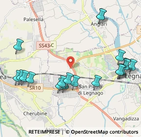 Mappa Via Fontana, 37045 Legnago VR, Italia (2.443)