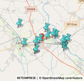 Mappa Via Fontana, 37045 Legnago VR, Italia (2.88929)