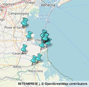 Mappa Via Sebastiano Venier, 30015 Chioggia VE, Italia (7.858)
