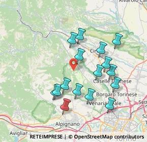 Mappa Rotta Golf, 10070 Fiano TO, Italia (7.02313)