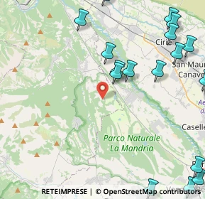 Mappa Rotta Golf, 10070 Fiano TO, Italia (6.5375)