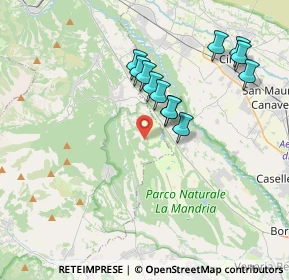 Mappa Rotta Golf, 10070 Fiano TO, Italia (3.36833)