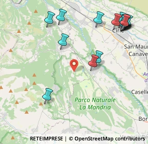 Mappa Rotta Golf, 10070 Fiano TO, Italia (5.37563)