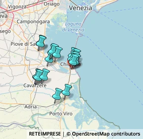 Mappa Via L. Celsi, 30015 Chioggia VE, Italia (9.80167)