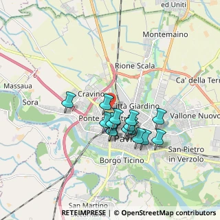 Mappa Viale Golgi, 27100 Pavia PV, Italia (1.37467)
