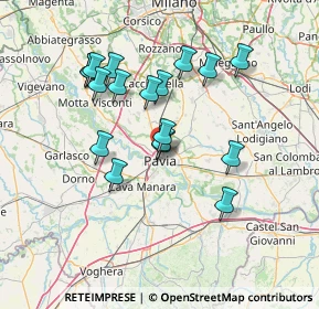 Mappa Via Fratelli Cuzio, 27100 Pavia PV, Italia (12.94889)