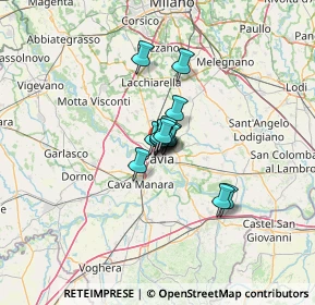 Mappa Via Fratelli Cuzio, 27100 Pavia PV, Italia (6.15071)