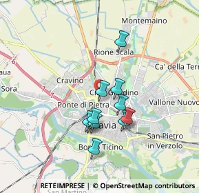 Mappa Via Fratelli Cuzio, 27100 Pavia PV, Italia (1.40182)