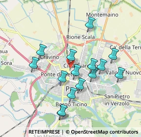 Mappa Via Fratelli Cuzio, 27100 Pavia PV, Italia (1.758)