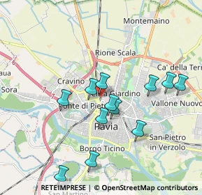 Mappa Via Fratelli Cuzio, 27100 Pavia PV, Italia (1.7925)