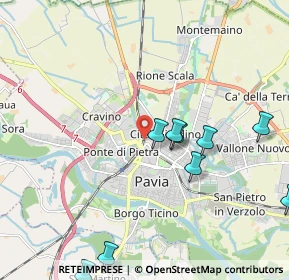 Mappa Via Fratelli Cuzio, 27100 Pavia PV, Italia (2.73455)