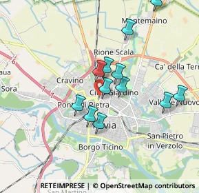 Mappa Via Fratelli Cuzio, 27100 Pavia PV, Italia (1.57583)