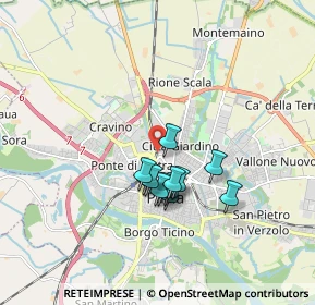 Mappa Via Fratelli Cuzio, 27100 Pavia PV, Italia (1.285)