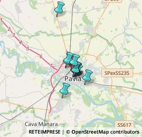 Mappa Via Fratelli Cuzio, 27100 Pavia PV, Italia (1.65727)