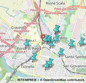 Mappa Via Fratelli Cuzio, 27100 Pavia PV, Italia (0.85231)