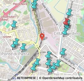 Mappa Via Fratelli Cuzio, 27100 Pavia PV, Italia (0.667)