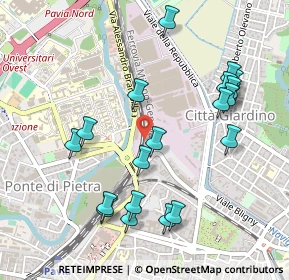 Mappa Via Fratelli Cuzio, 27100 Pavia PV, Italia (0.533)