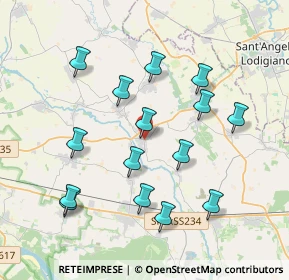 Mappa Strada Provinciale, 27010 Copiano PV, Italia (3.83067)