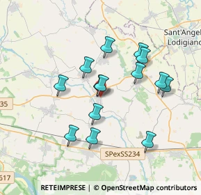 Mappa Strada Provinciale, 27010 Copiano PV, Italia (3.20571)