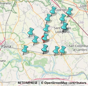 Mappa Strada Provinciale, 27010 Copiano PV, Italia (6.37067)