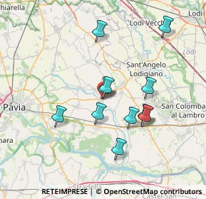 Mappa Strada Provinciale, 27010 Copiano PV, Italia (6.40727)