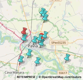 Mappa Via Piemonte, 27100 Pavia PV, Italia (3.47769)
