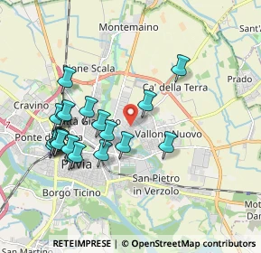 Mappa Via Piemonte, 27100 Pavia PV, Italia (1.881)