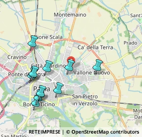 Mappa Via Piemonte, 27100 Pavia PV, Italia (2.12917)