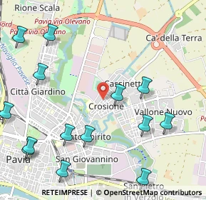 Mappa Via Piemonte, 27100 Pavia PV, Italia (1.38071)