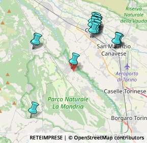 Mappa Via Bove, 10070 Robassomero TO, Italia (4.542)