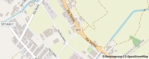 Mappa San Maurizio Canavese