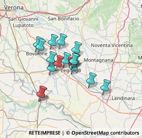 Mappa Piazza Carducci, 37045 Legnago VR, Italia (10.19813)