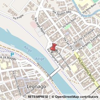 Mappa Via Lung'adige Scrami, 5, 37045 Legnago, Verona (Veneto)