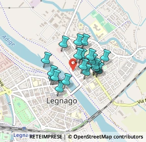 Mappa Piazza Carducci, 37045 Legnago VR, Italia (0.2745)