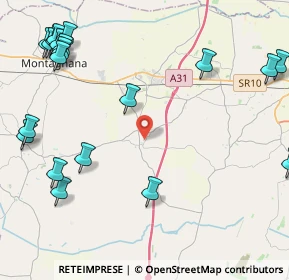 Mappa Via Piave, 35040 Megliadino San Vitale PD, Italia (5.993)