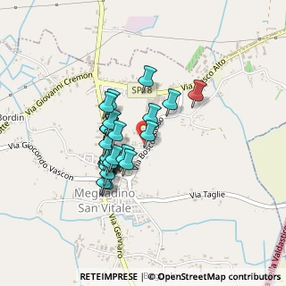 Mappa Via Piave, 35040 Megliadino San Vitale PD, Italia (0.332)