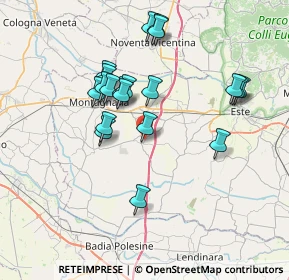 Mappa Via Piave, 35040 Megliadino San Vitale PD, Italia (6.8125)