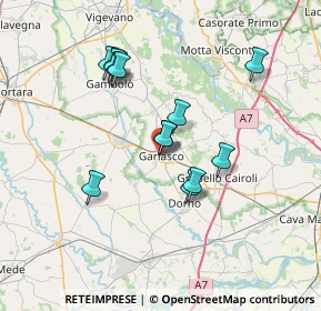 Mappa Via Guglielmo Marconi, 27026 Garlasco PV, Italia (6.24769)