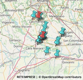 Mappa Via Trento, 27100 Pavia PV, Italia (8.514)
