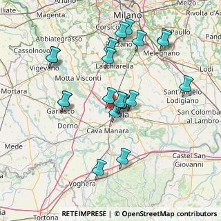 Mappa Via Brenta, 27100 Pavia PV, Italia (14.9585)