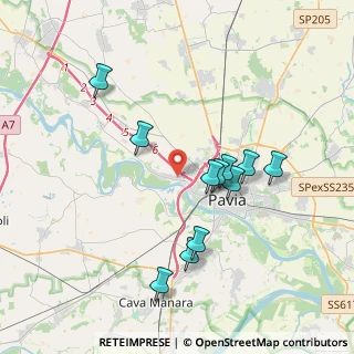Mappa Via Brenta, 27100 Pavia PV, Italia (3.54455)