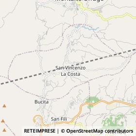 Mappa San Vincenzo la Costa