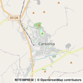 Mappa Carbonia